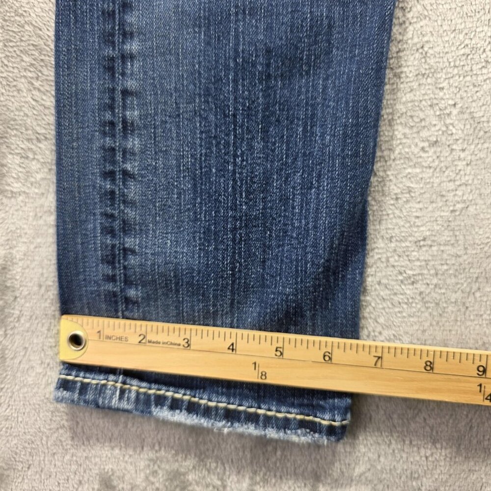 Silver Jeans Suki Capri Jeans Womens 28 Blue Curvy Mid Rise Contrast Stitching - Picture 10 of 10